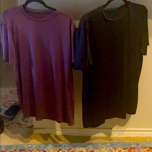 Black and Maroon 93% polyester and 6% Spandex